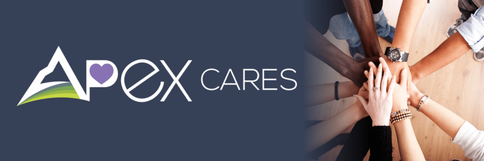 Apex Cares social equity banner-1